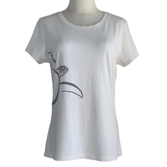 Crazy Shirts Short Sleeve Pima Tee Limited Edition Sea Turtle Swim Coconut Died - Picture 10 of 16